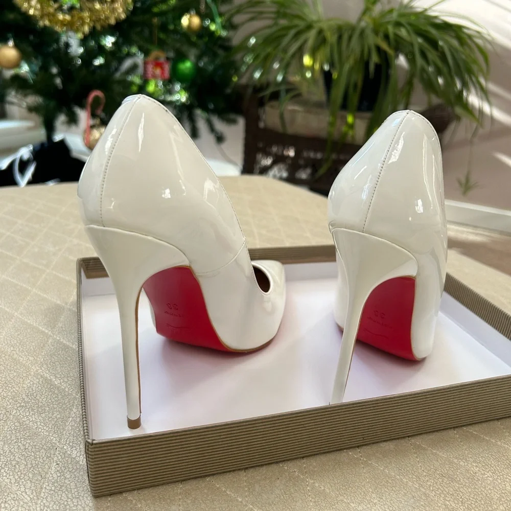 Brand new red bottoms with box size 38 - Picture 3 of 13